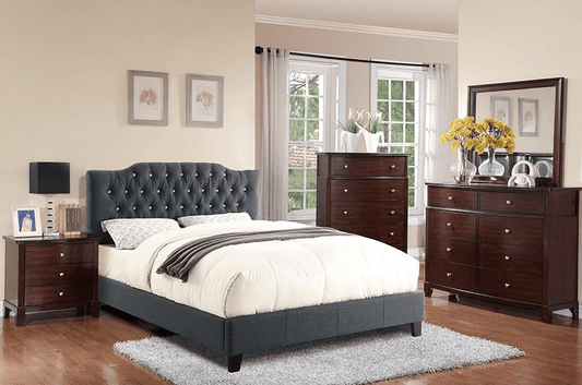 Bed Queen Diamond Grey 33Q