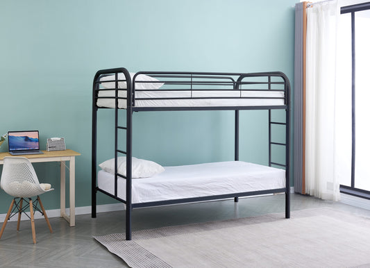 Bunk Bed Metal (Twin/Twin) Black