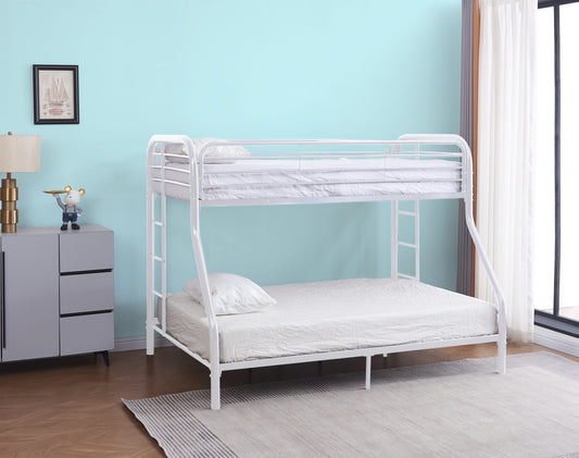 Bunk Bed Metal (Twin/Full) White