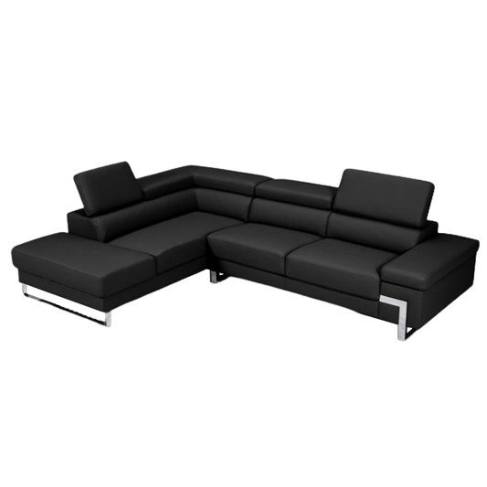 Sectional Sofa Athena Black (LEFT)