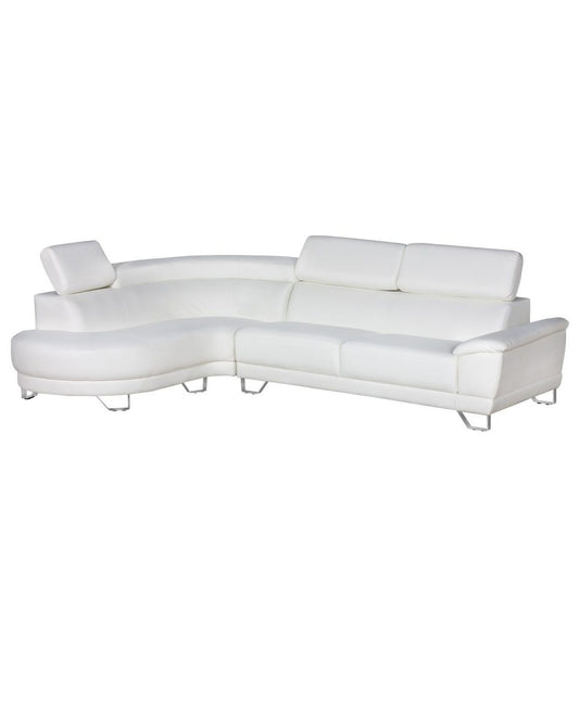 Sectional Sofa Almira White (LEFT)