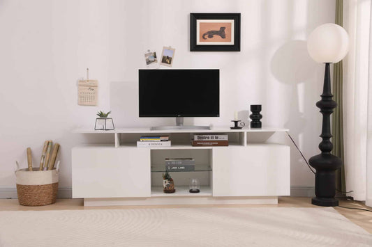 4810 WHITE TV STAND