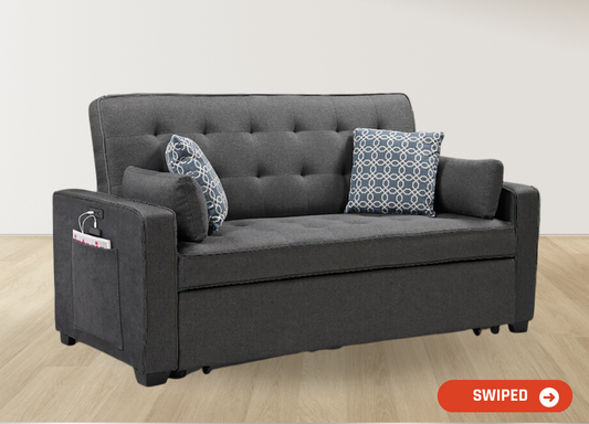 Austin dark gray sofa bed