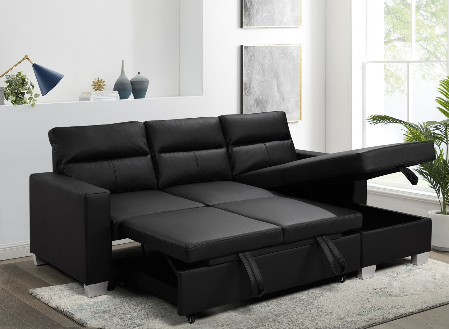 Daniel Reversible Sectional Grey