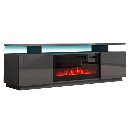 FIREPLACE TV101 TV Stand GREY